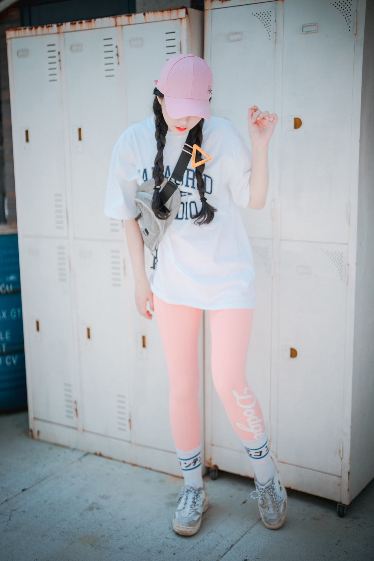 xgyw.top_[DJAWA]No.060_模特Jenny_Loose and Tight Pink主题性感白T配粉色运动裤诱惑写真158P