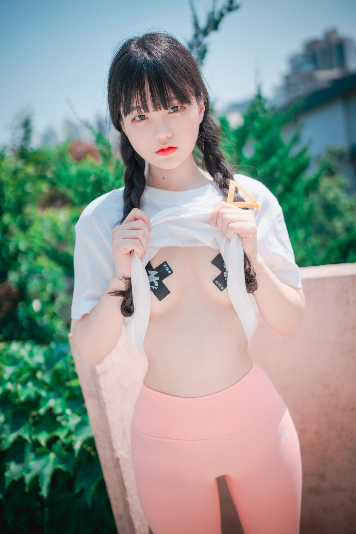 xgyw.top_[DJAWA]No.060_模特Jenny_Loose and Tight Pink主题性感白T配粉色运动裤诱惑写真158P