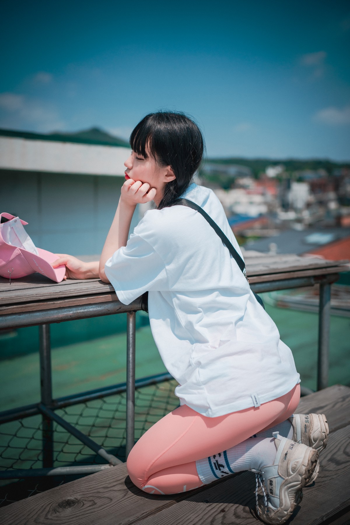 xgyw.top_[DJAWA]No.060_模特Jenny_Loose and Tight Pink主题性感白T配粉色运动裤诱惑写真158P