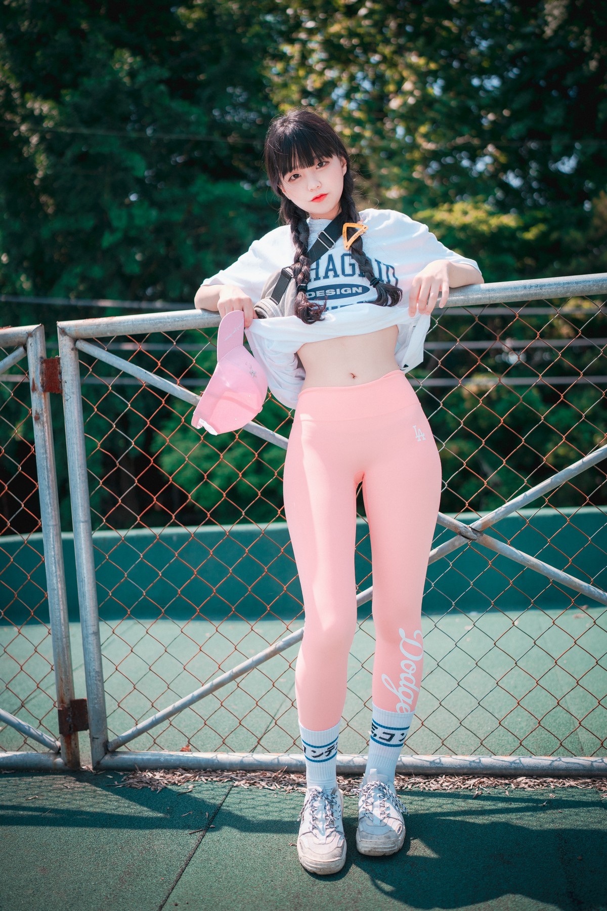 xgyw.top_[DJAWA]No.060_模特Jenny_Loose and Tight Pink主题性感白T配粉色运动裤诱惑写真158P