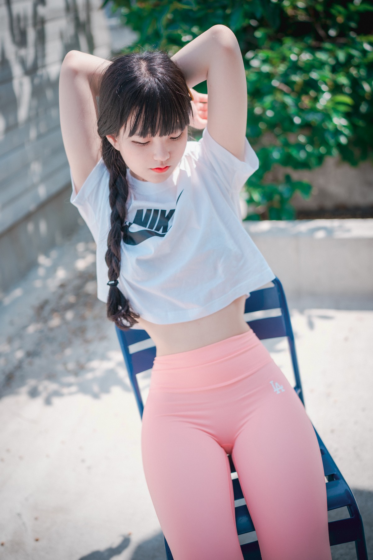 xgyw.top_[DJAWA]No.060_模特Jenny_Loose and Tight Pink主题性感白T配粉色运动裤诱惑写真158P