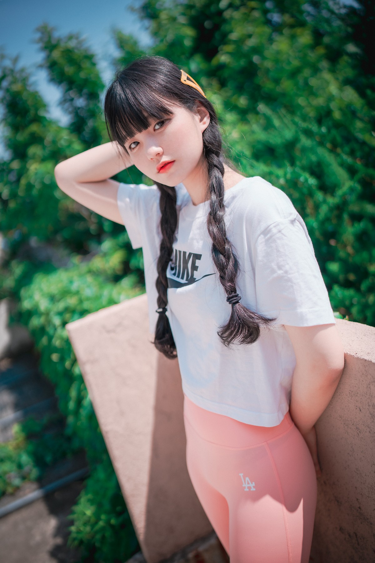 xgyw.top_[DJAWA]No.060_模特Jenny_Loose and Tight Pink主题性感白T配粉色运动裤诱惑写真158P