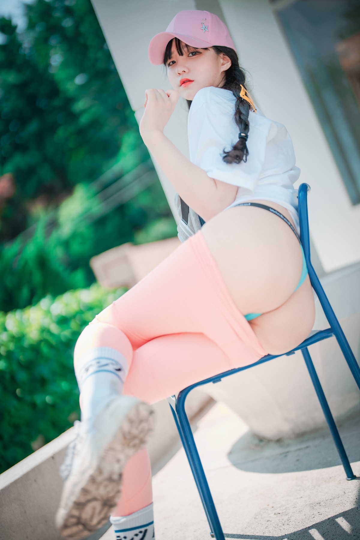xgyw.top_[DJAWA]No.060_模特Jenny_Loose and Tight Pink主题性感白T配粉色运动裤诱惑写真158P