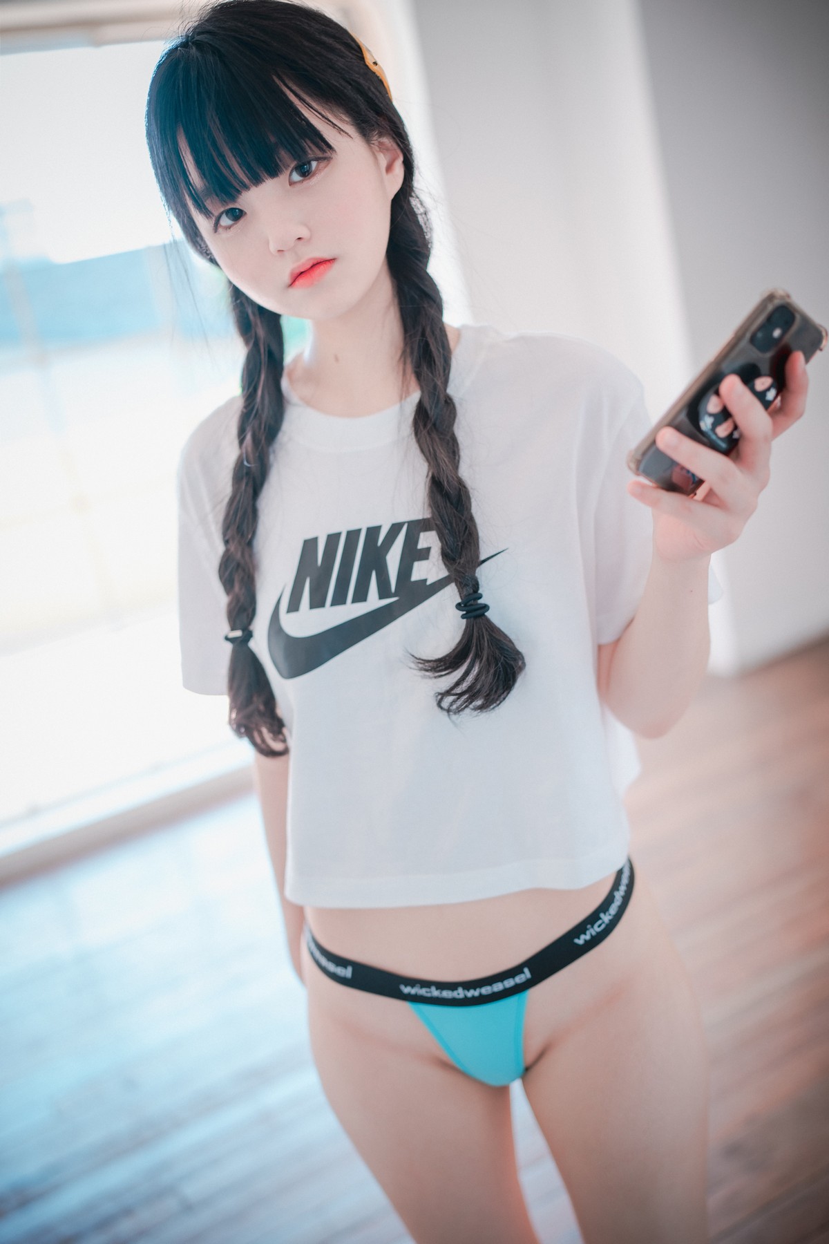 xgyw.top_[DJAWA]No.060_模特Jenny_Loose and Tight Pink主题性感白T配粉色运动裤诱惑写真158P