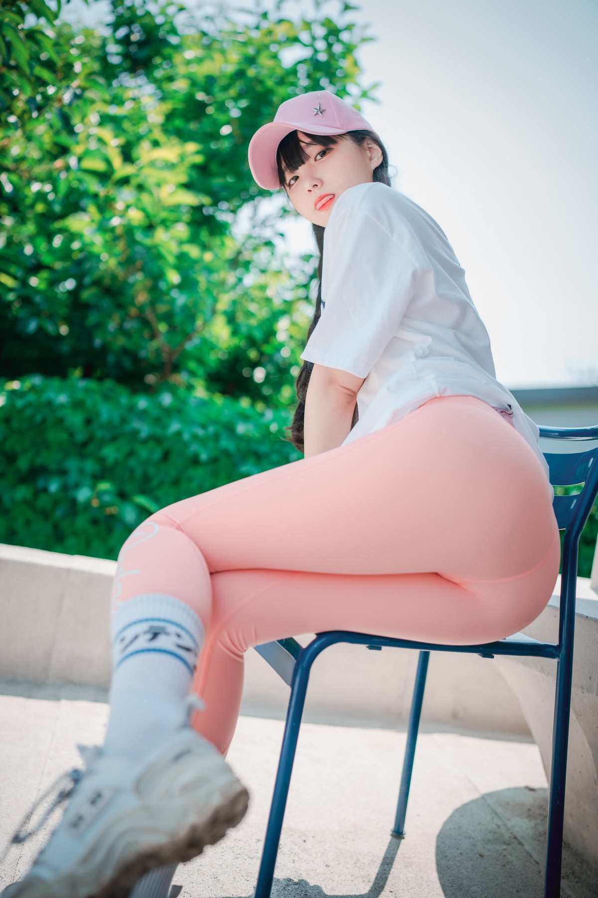 xgyw.top_[DJAWA]No.060_模特Jenny_Loose and Tight Pink主题性感白T配粉色运动裤诱惑写真158P