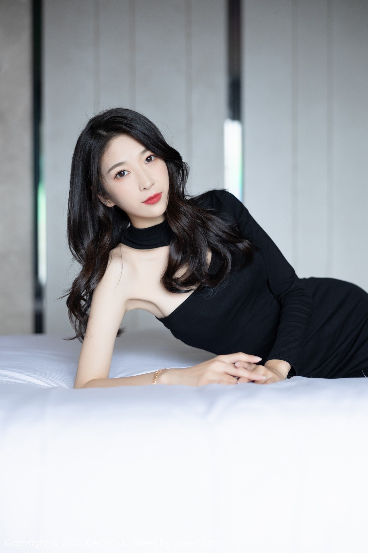 xgyw.top_[XiaoYu画语界]Vol.784_新人模特林乐一私房性感黑色服饰配原色丝袜秀高挑身材迷人写真85P
