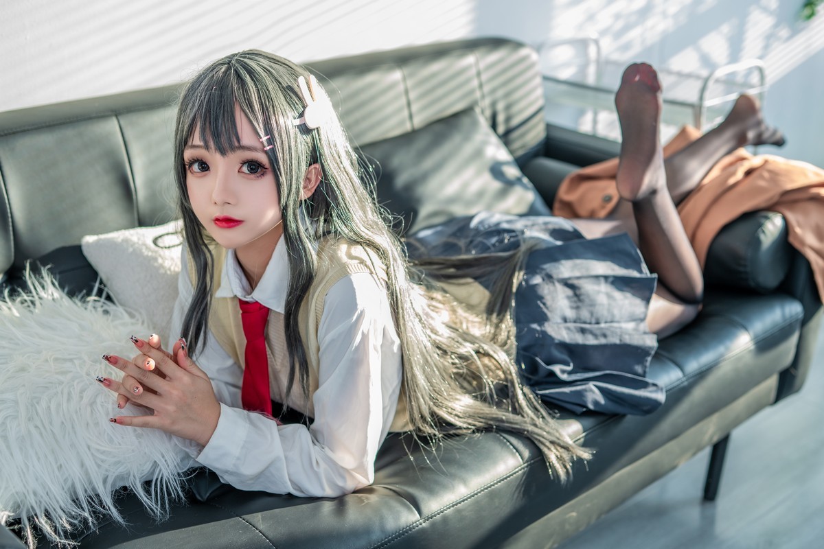 xgyw.top_Cosplay美女日奈娇麻衣校服主题私房性感学生制服半脱露蕾丝内衣迷人诱惑写真73P