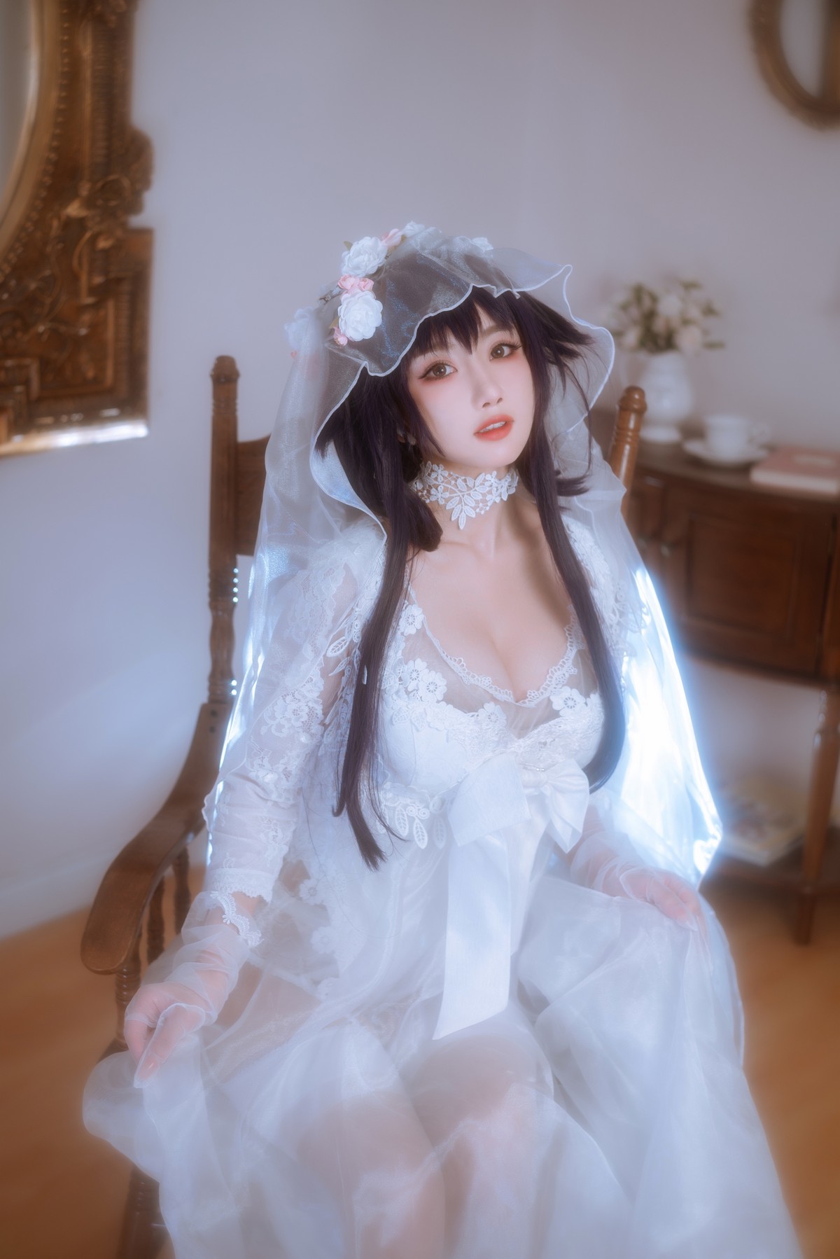 xgyw.top_白嫩美少女鬼畜瑶在不在婚纱主题私房性感纯白薄透婚纱秀惹火身材诱惑写真38P