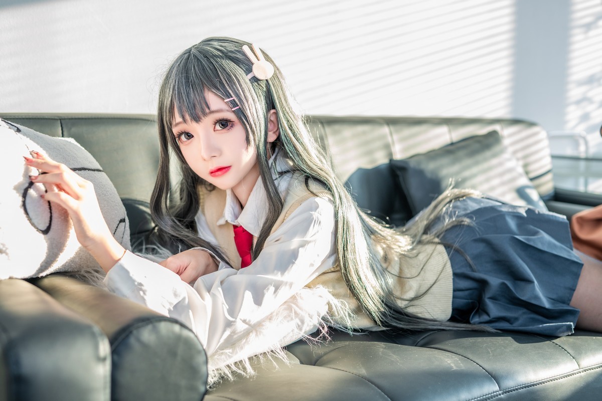xgyw.top_Cosplay美女日奈娇麻衣校服主题私房性感学生制服半脱露蕾丝内衣迷人诱惑写真73P