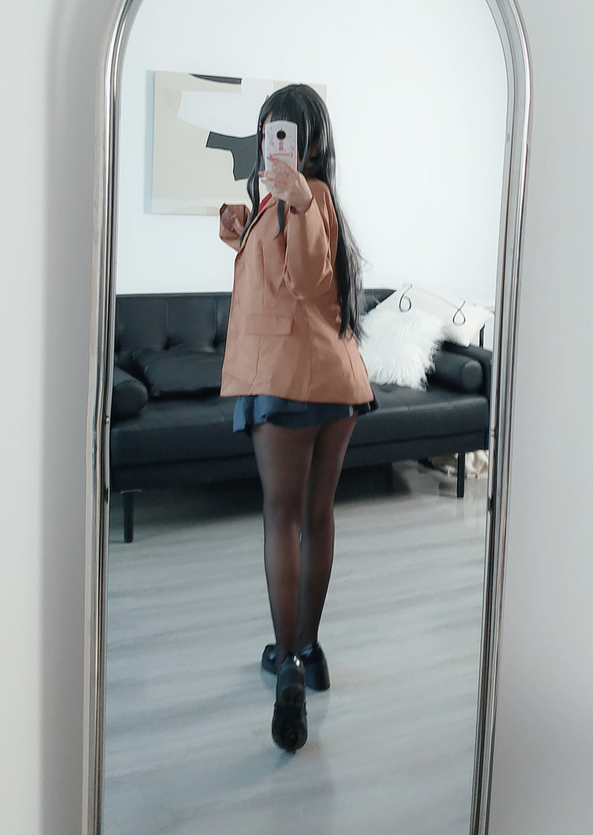 xgyw.top_Cosplay美女日奈娇麻衣校服主题私房性感学生制服半脱露蕾丝内衣迷人诱惑写真73P