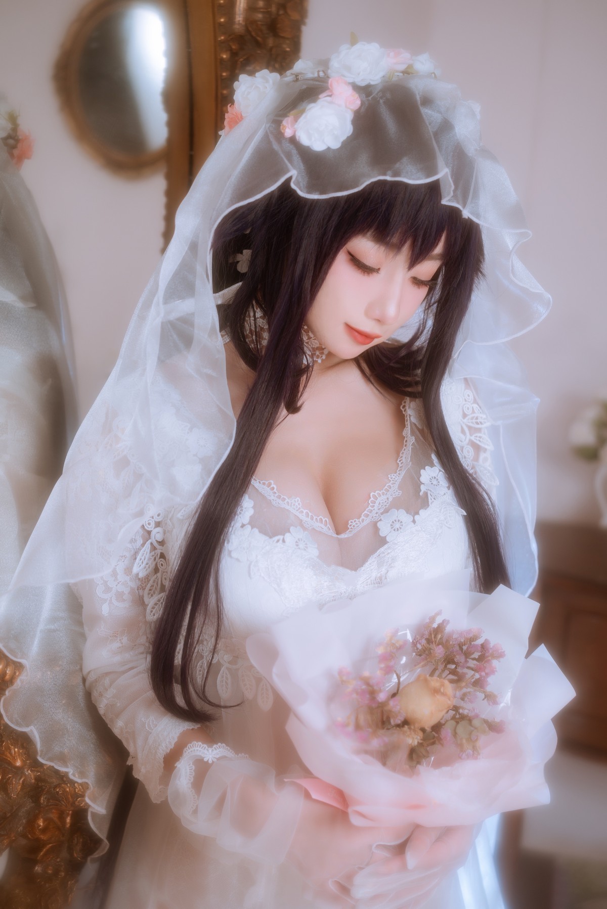 xgyw.top_白嫩美少女鬼畜瑶在不在婚纱主题私房性感纯白薄透婚纱秀惹火身材诱惑写真38P