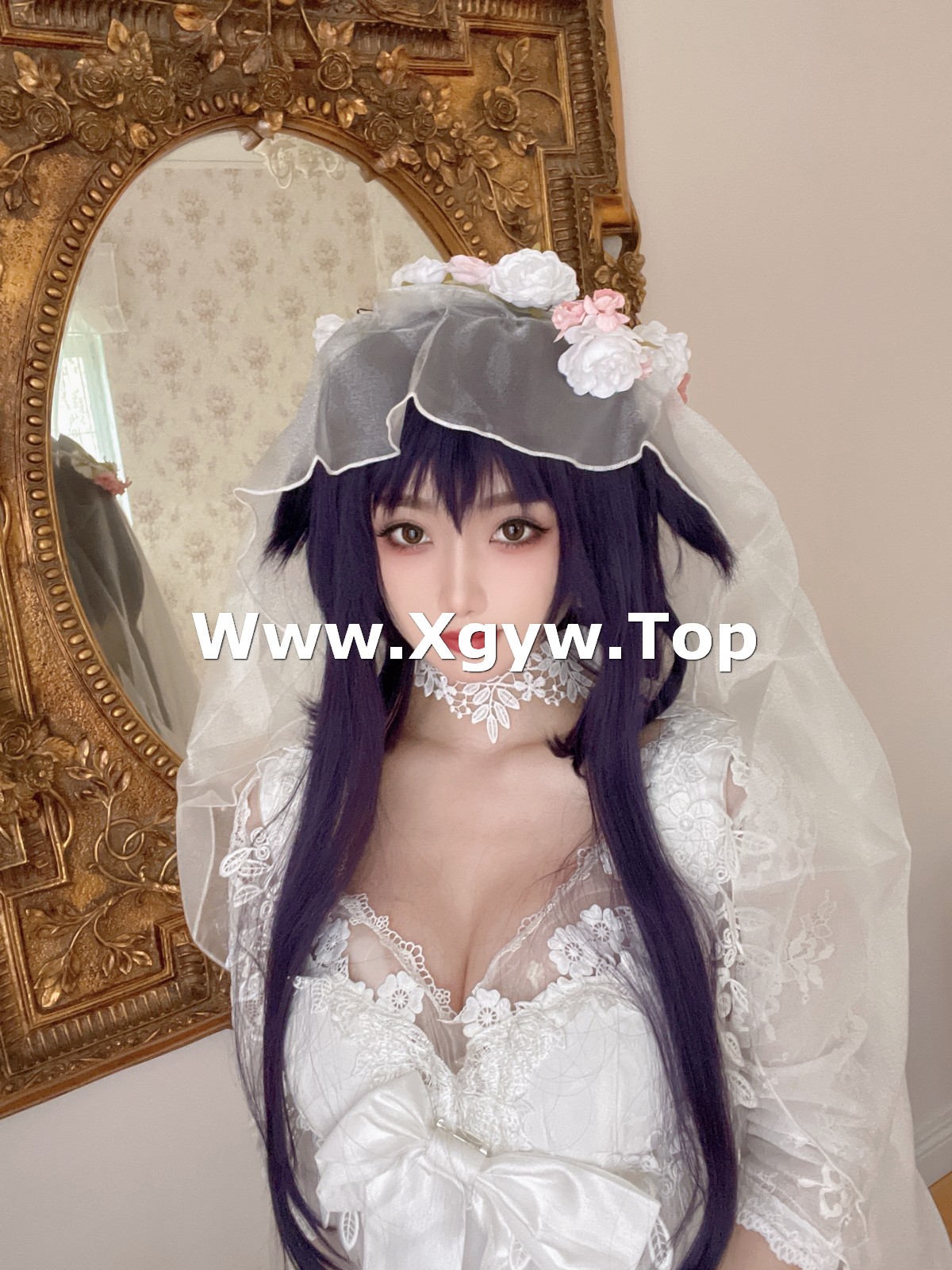 xgyw.top_白嫩美少女鬼畜瑶在不在婚纱主题私房性感纯白薄透婚纱秀惹火身材诱惑写真38P