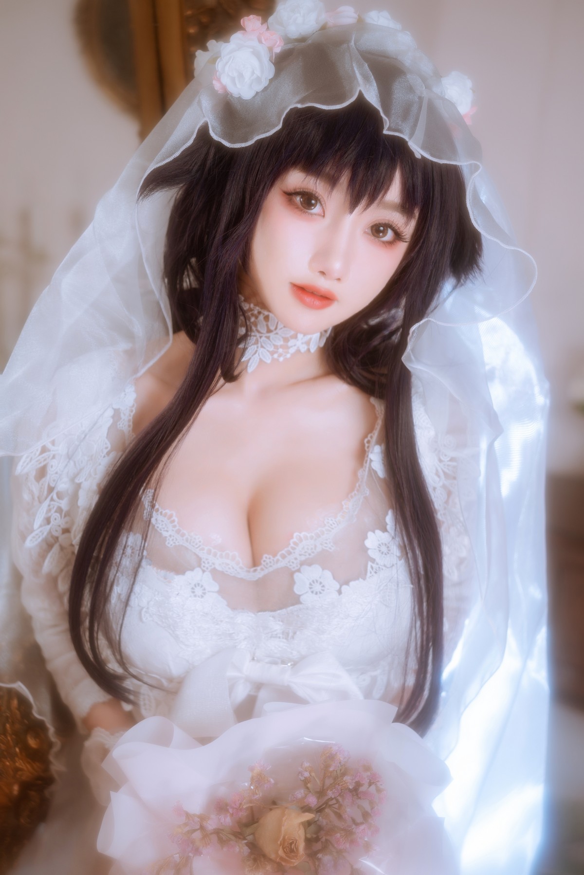 xgyw.top_白嫩美少女鬼畜瑶在不在婚纱主题私房性感纯白薄透婚纱秀惹火身材诱惑写真38P