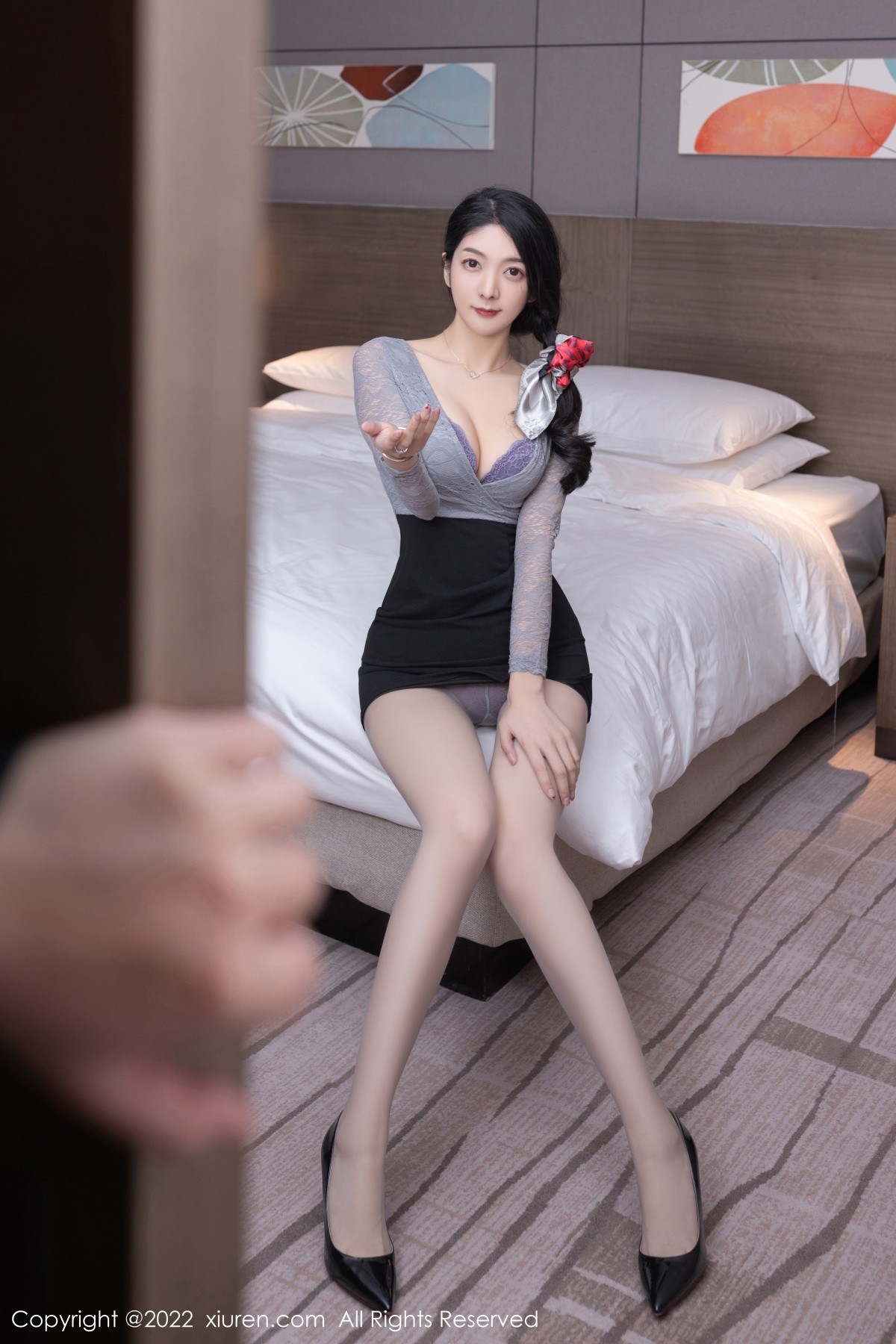 xgyw.top_XiuRen第5058期_女神Angela小热巴私房半脱露性感蕾丝内衣配超薄肉丝诱惑写真79P