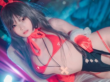 [DJAWA]No.064_车模BamBi_Nuit de noel主题性感红色皮质内衣秀完美身材骚扰写真127P