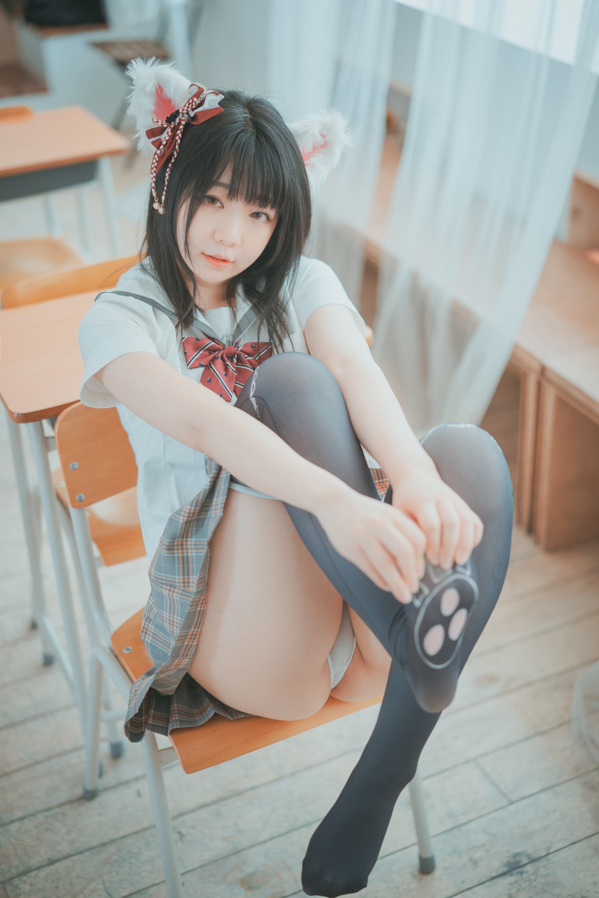 xgyw.top_[DJAWA]No.071_PIan_Cat girl does not take classes主题猫女郎服饰秀翘臀诱惑写真23P
