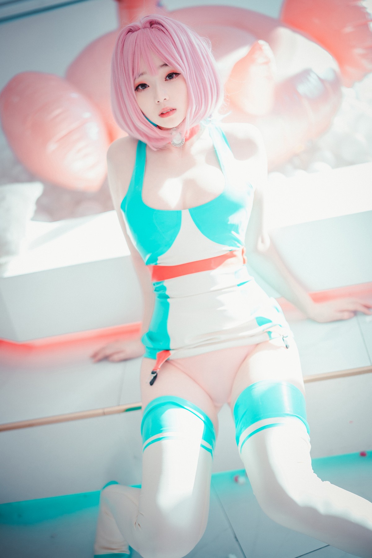 xgyw.top_[DJAWA]No.073_模特BamBi_Cling To Latex主题私房性感护士装露完美身材诱惑写真46P