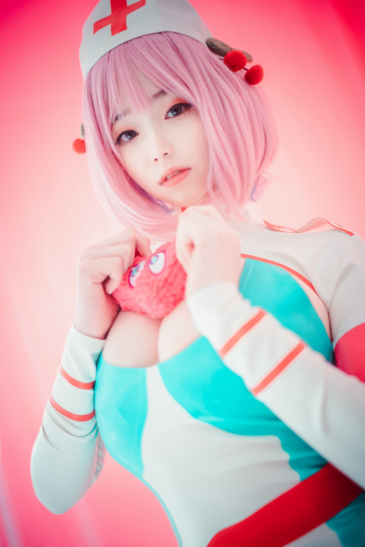 xgyw.top_[DJAWA]No.073_模特BamBi_Cling To Latex主题私房性感护士装露完美身材诱惑写真46P