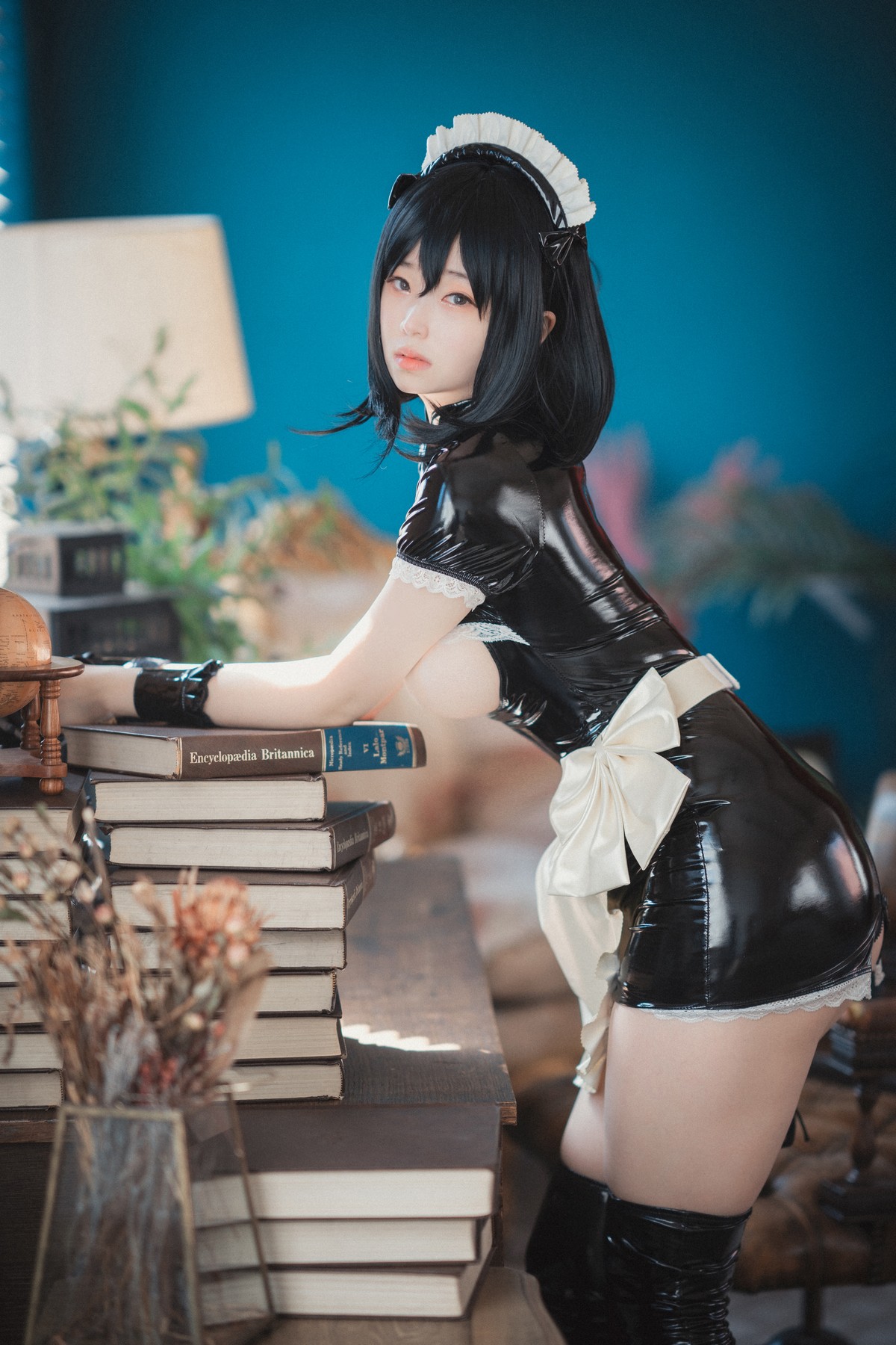 xgyw.top_[DJAWA]No.077_BamBi_Femme de Chambre en Latex主题皮质服饰秀丰满身材诱惑写真67P