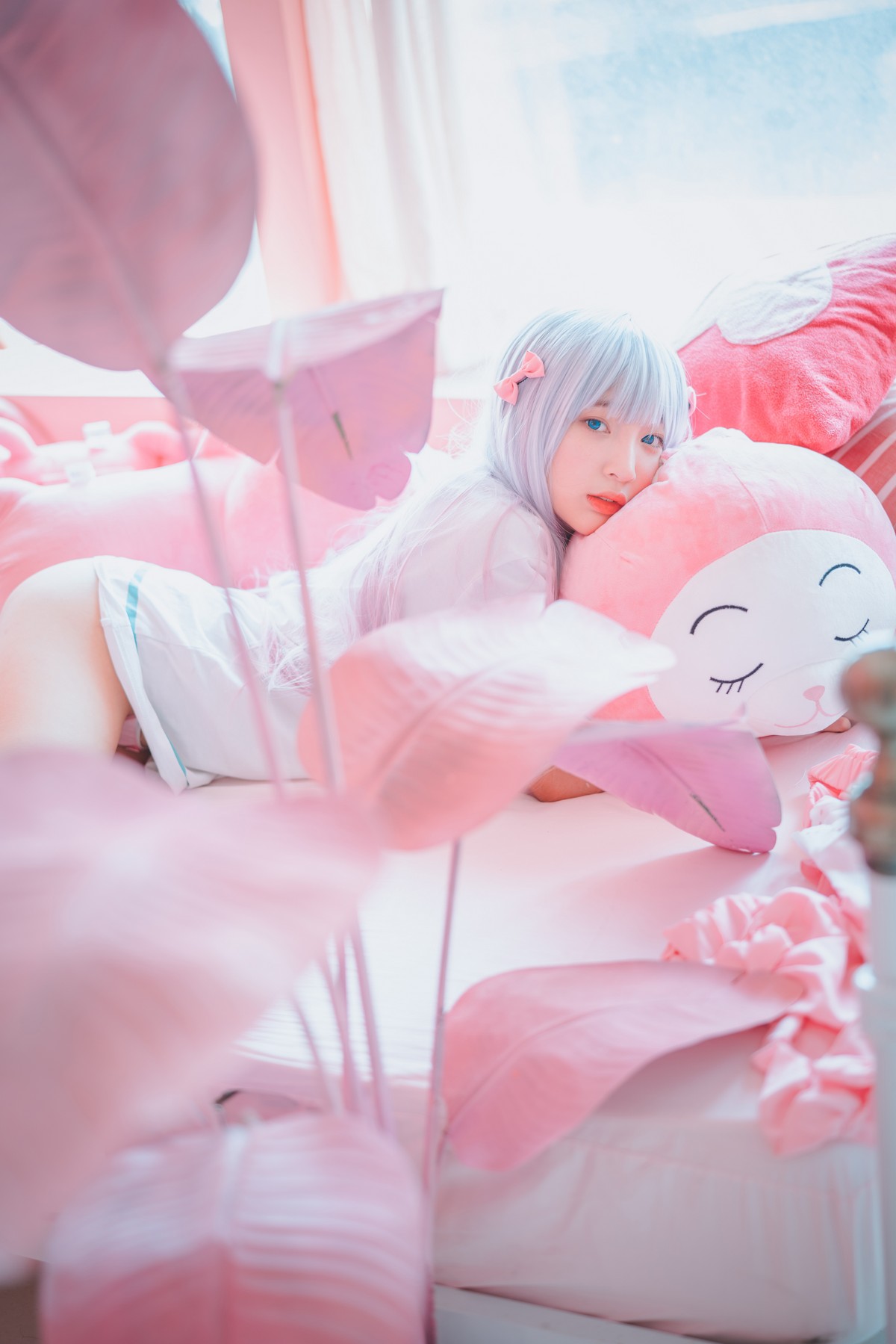 xgyw.top_[DJAWA]No.076_模特姜仁卿_Eromanga Sensei主题私房床上性感运动服迷人诱惑写真41P