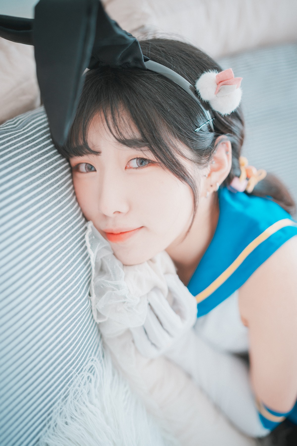 xgyw.top_[DJAWA]No.078_模特Sonson_Fleet Girl主题私房兔女郎装扮横条袜秀翘臀美腿诱惑写真42P