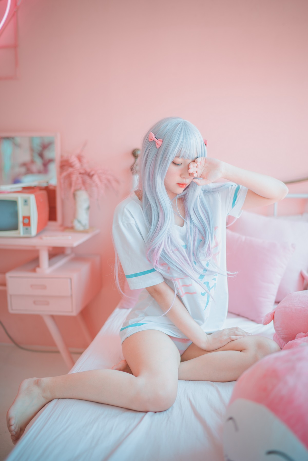 xgyw.top_[DJAWA]No.076_模特姜仁卿_Eromanga Sensei主题私房床上性感运动服迷人诱惑写真41P