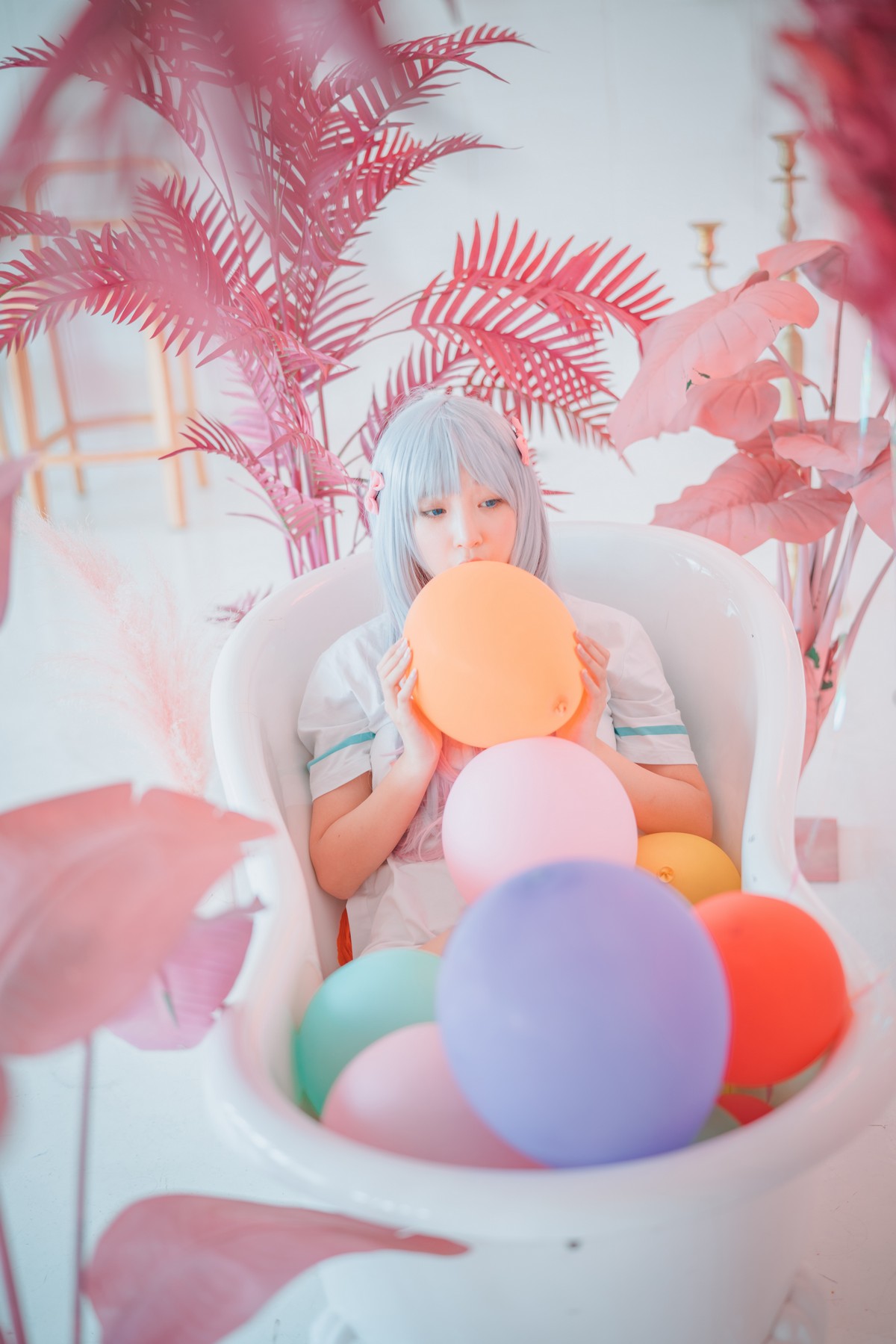 xgyw.top_[DJAWA]No.076_模特姜仁卿_Eromanga Sensei主题私房床上性感运动服迷人诱惑写真41P