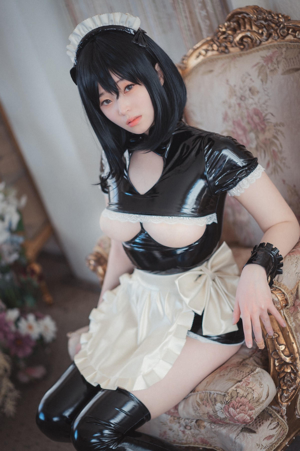 xgyw.top_[DJAWA]No.077_BamBi_Femme de Chambre en Latex主题皮质服饰秀丰满身材诱惑写真67P
