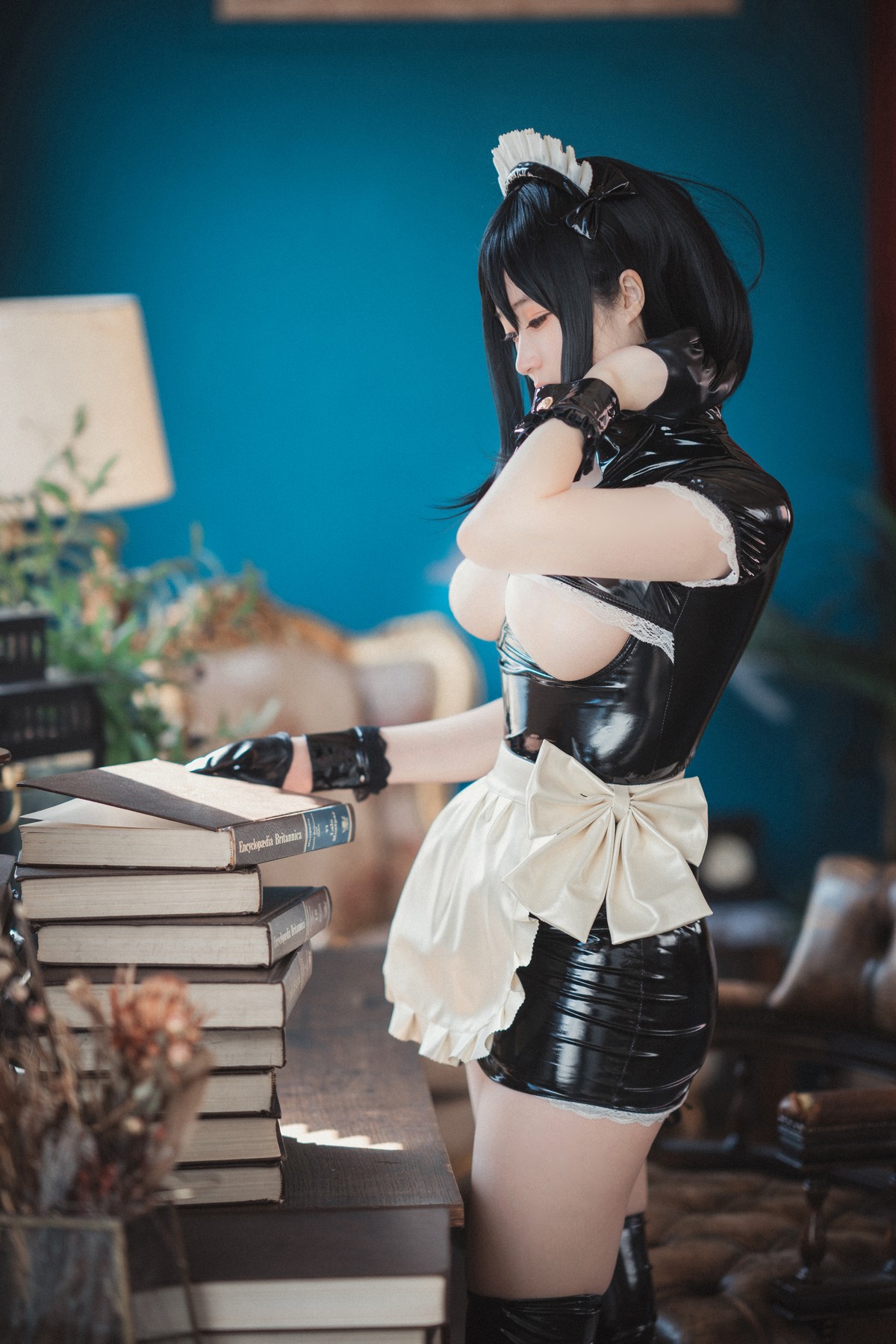 xgyw.top_[DJAWA]No.077_BamBi_Femme de Chambre en Latex主题皮质服饰秀丰满身材诱惑写真67P