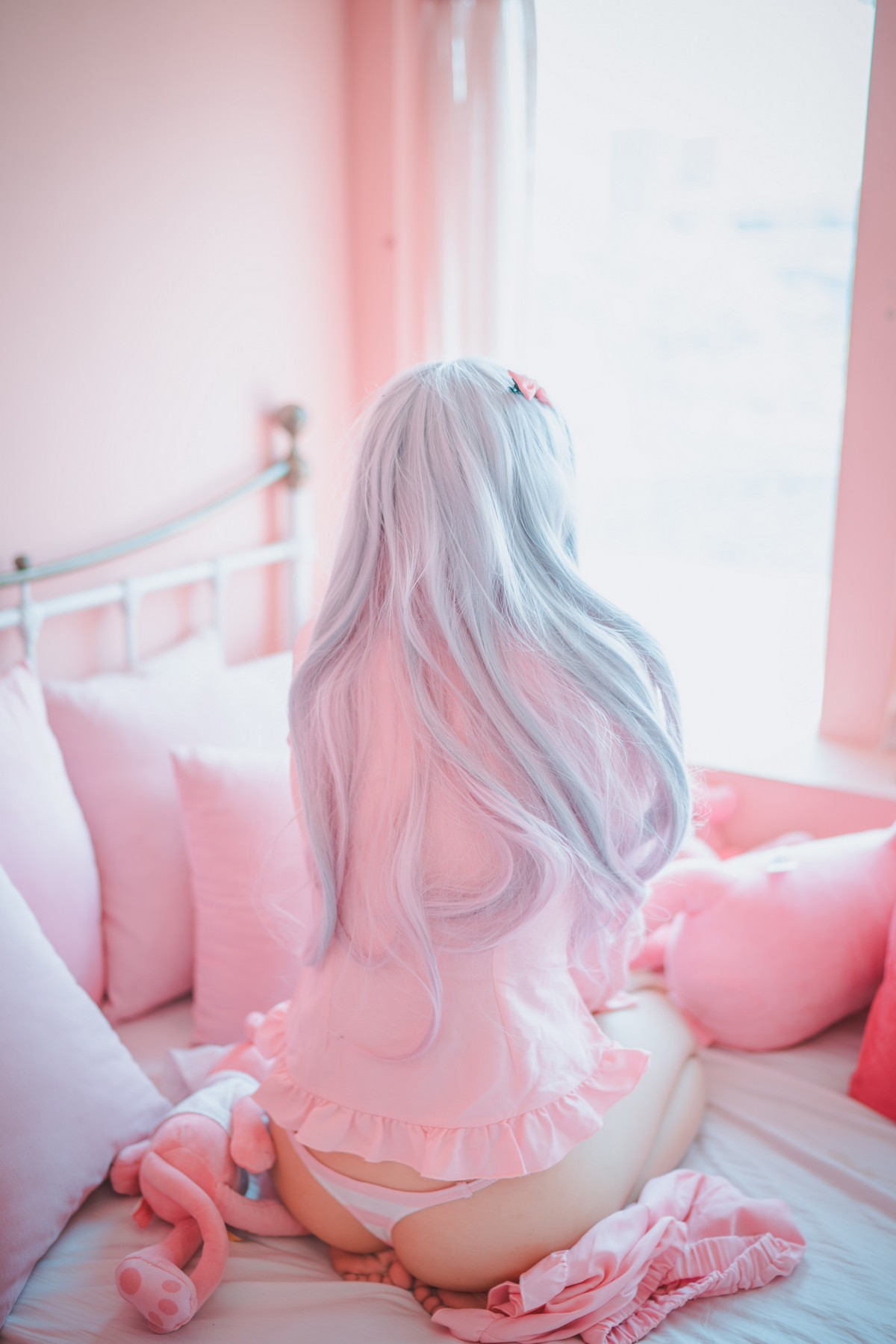 xgyw.top_[DJAWA]No.076_模特姜仁卿_Eromanga Sensei主题私房床上性感运动服迷人诱惑写真41P