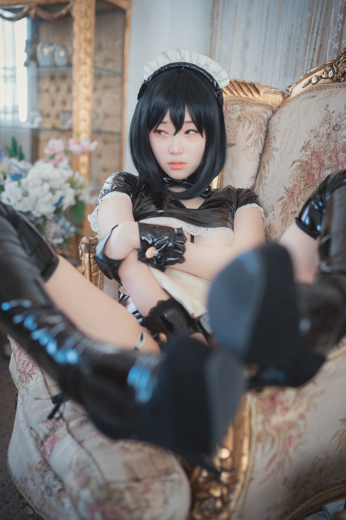 xgyw.top_[DJAWA]No.077_BamBi_Femme de Chambre en Latex主题皮质服饰秀丰满身材诱惑写真67P