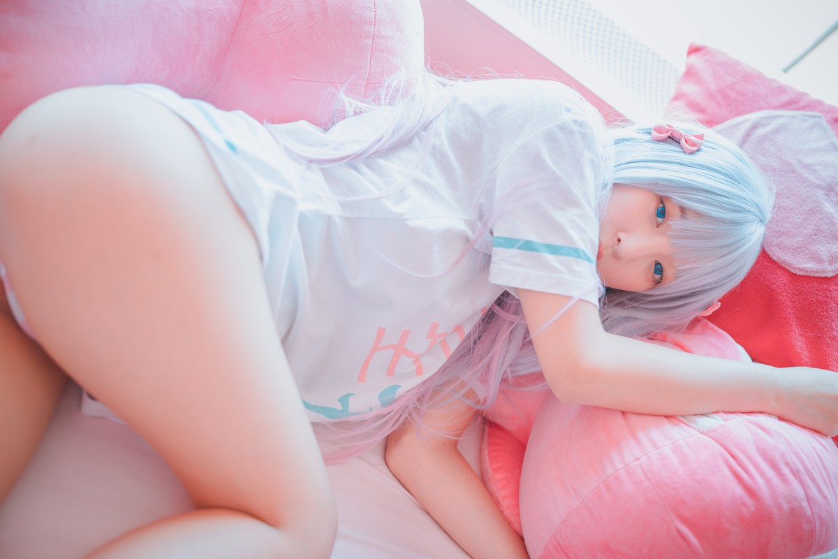 xgyw.top_[DJAWA]No.076_模特姜仁卿_Eromanga Sensei主题私房床上性感运动服迷人诱惑写真41P