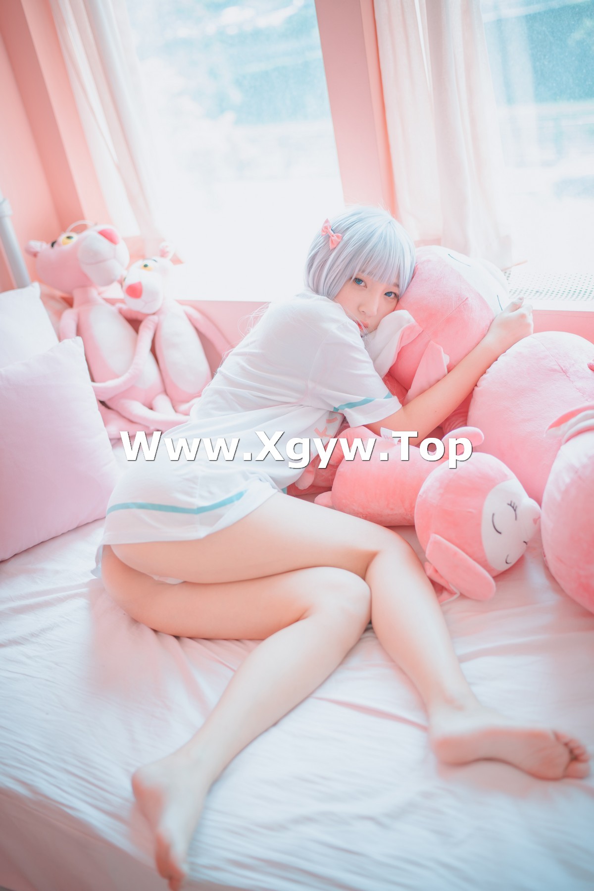 xgyw.top_[DJAWA]No.076_模特姜仁卿_Eromanga Sensei主题私房床上性感运动服迷人诱惑写真41P