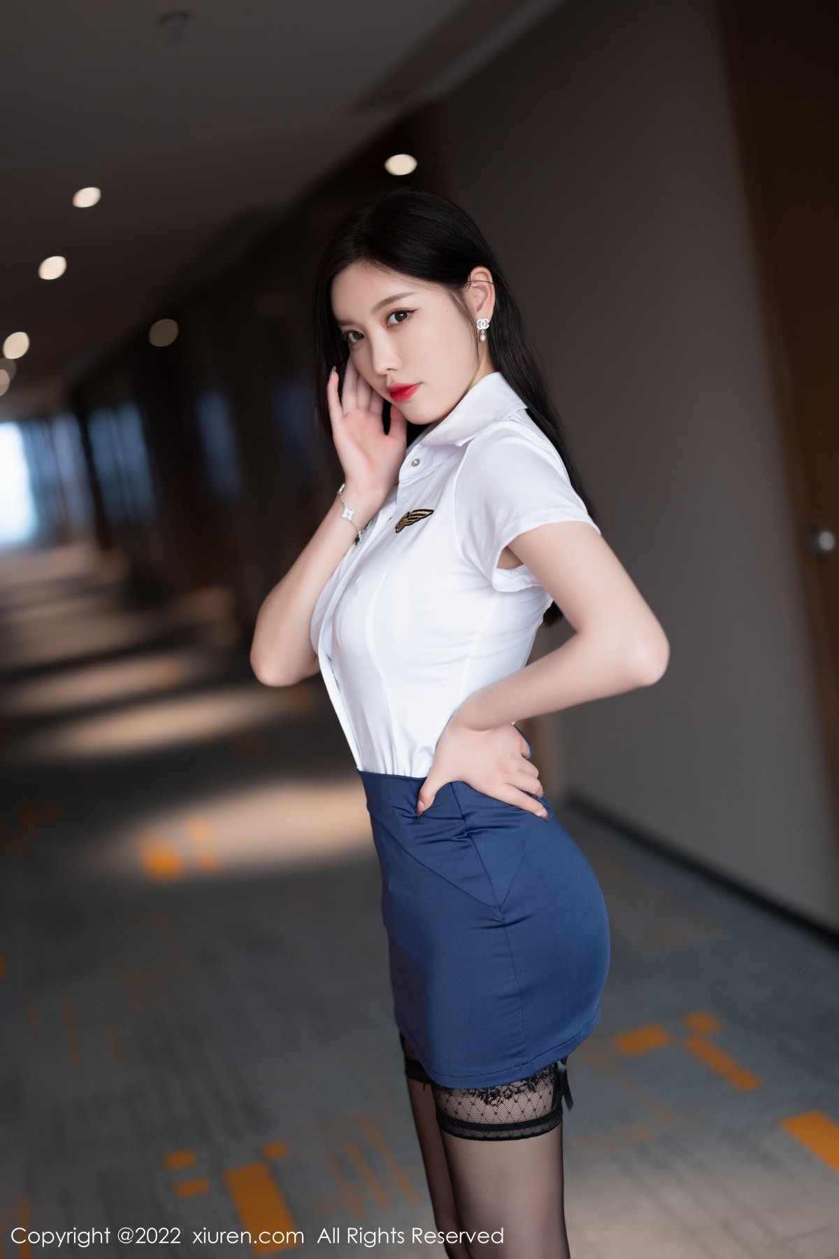 xgyw.top_XiuRen第5114期_女神杨晨晨Yome私房脱性感制服露黑色蕾丝内衣完美诱惑写真71P