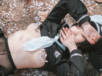 [DJAWA]No.080_车模Mimmi_Azur Lane IJN Takao主题户外性感服饰半撩露豪乳骚扰写真61P