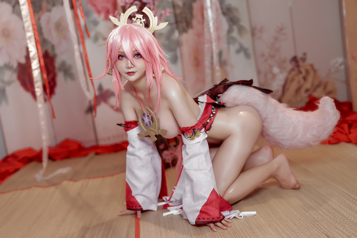 xgyw.top_日本Coser美女Joyce_lin2x-Yea Miko主题私房性感日系服饰露诱人胴体诱惑写真35P