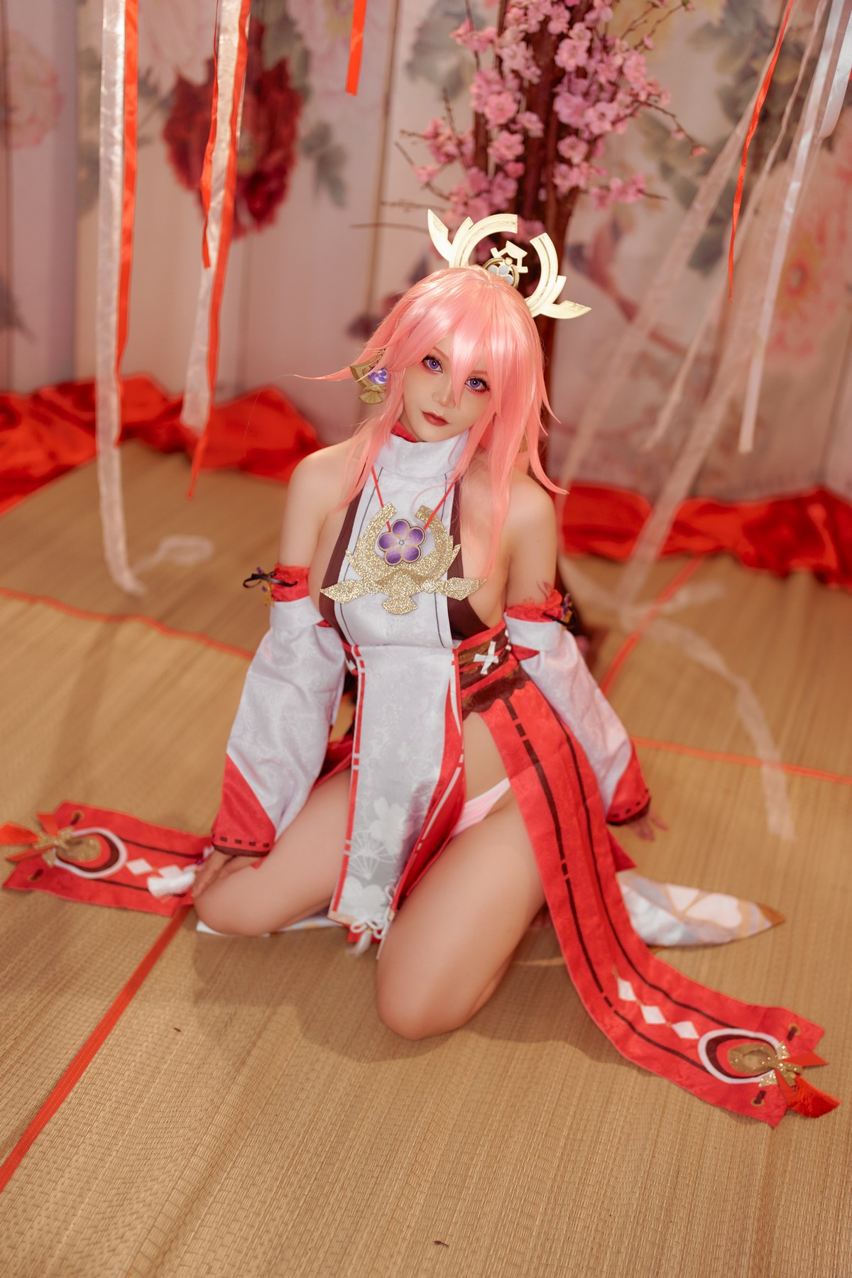 xgyw.top_日本Coser美女Joyce_lin2x-Yea Miko主题私房性感日系服饰露诱人胴体诱惑写真35P