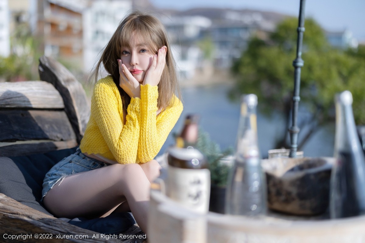 xgyw.top_XiuRen第5129期_女神王雨纯大理旅拍黄色收身衣配原色丝袜秀豪乳翘臀诱惑写真53P