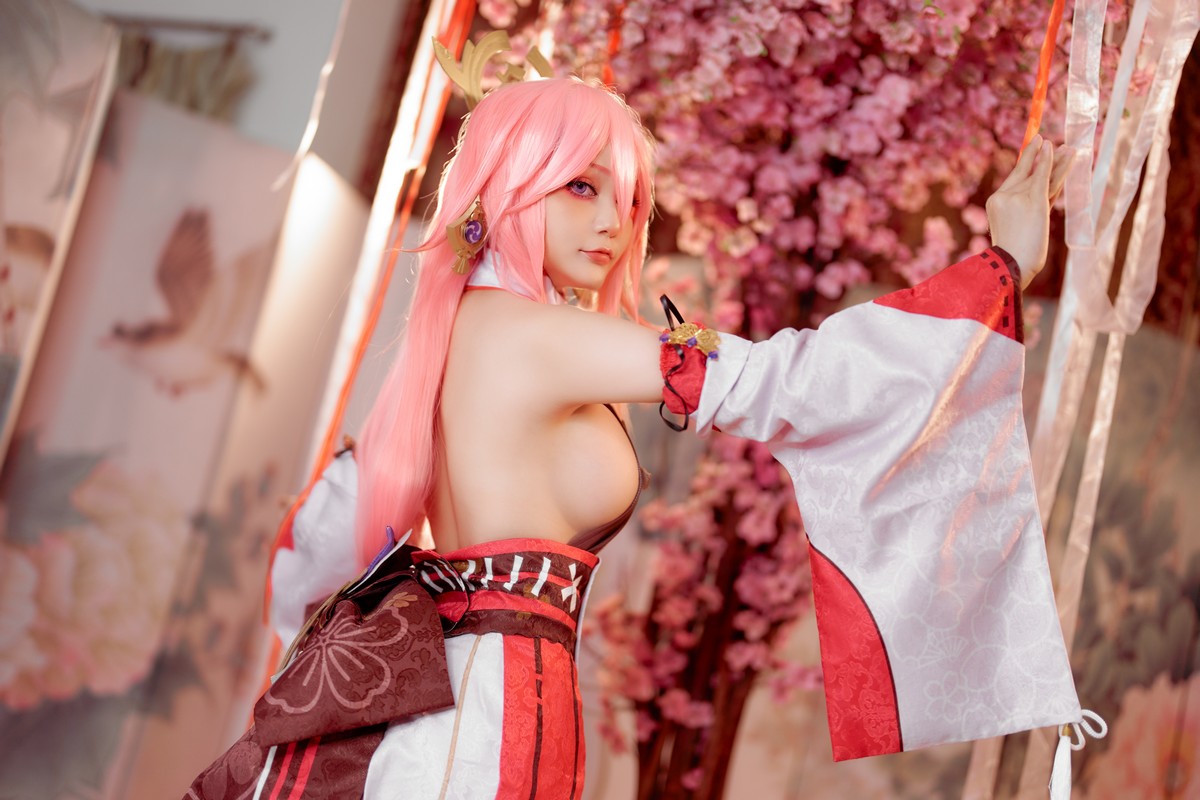 xgyw.top_日本Coser美女Joyce_lin2x-Yea Miko主题私房性感日系服饰露诱人胴体诱惑写真35P
