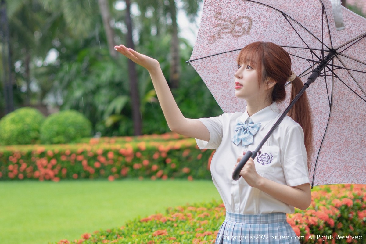 xgyw.top_XiuRen第5137期_女神王雨纯性感白T配蓝灰色格子裙原色丝袜秀曼妙身材诱惑写真46P