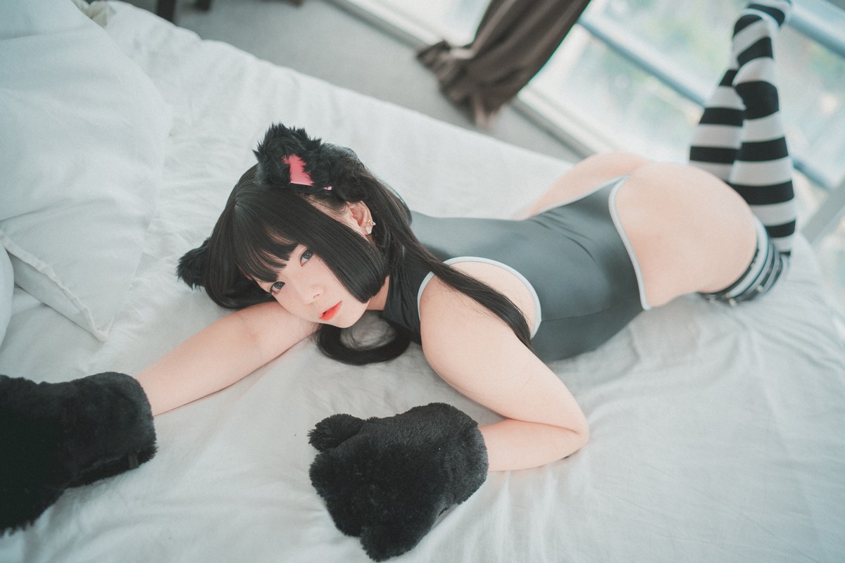 xgyw.top_[DJAWA]No.091_模特Maruemon_Realised Feral Cat主题私房黑色高叉连体衣诱惑写真55P