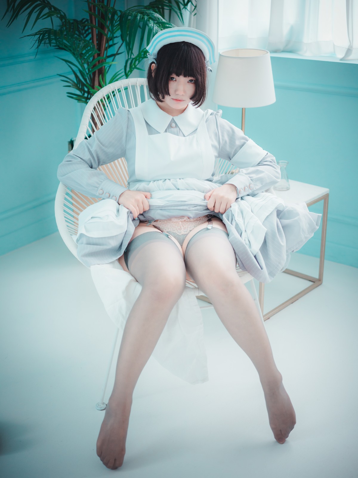 xgyw.top_[DJAWA]No.095_模特Mimmi_St. Esther主题私房短裙下性感灰丝吊袜秀翘臀诱惑写真136P