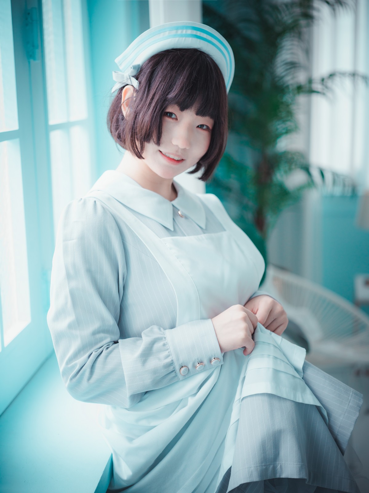 xgyw.top_[DJAWA]No.095_模特Mimmi_St. Esther主题私房短裙下性感灰丝吊袜秀翘臀诱惑写真136P