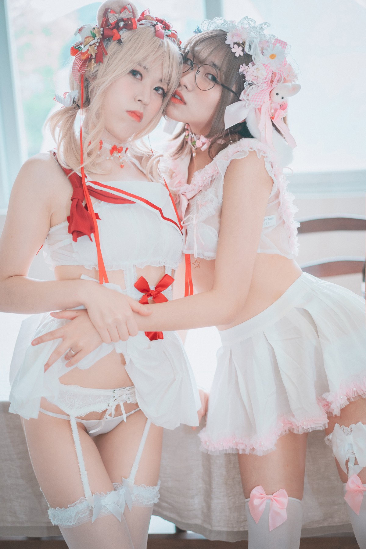 xgyw.top_[DJAWA]No.094_模特Sonson & Mozzi_Spring Comes Twice主题性感姐妹花私房诱惑写真61P
