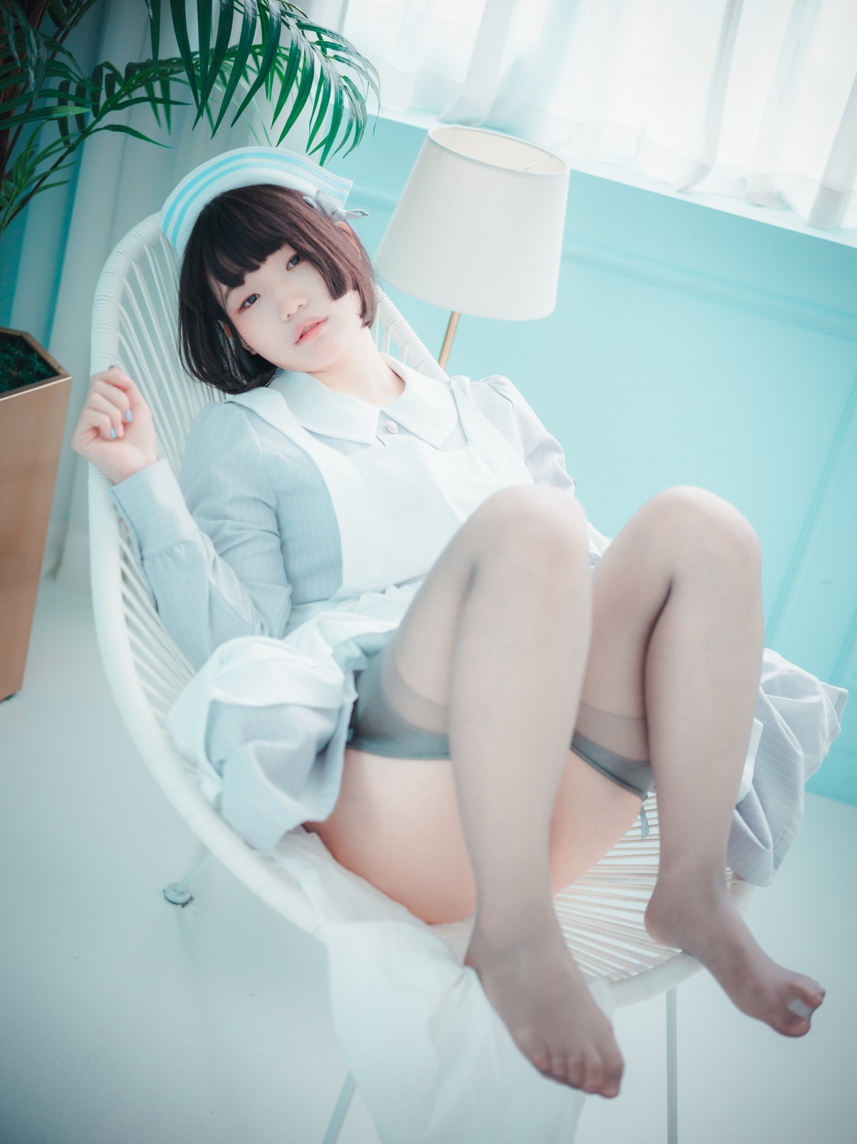 xgyw.top_[DJAWA]No.095_模特Mimmi_St. Esther主题私房短裙下性感灰丝吊袜秀翘臀诱惑写真136P