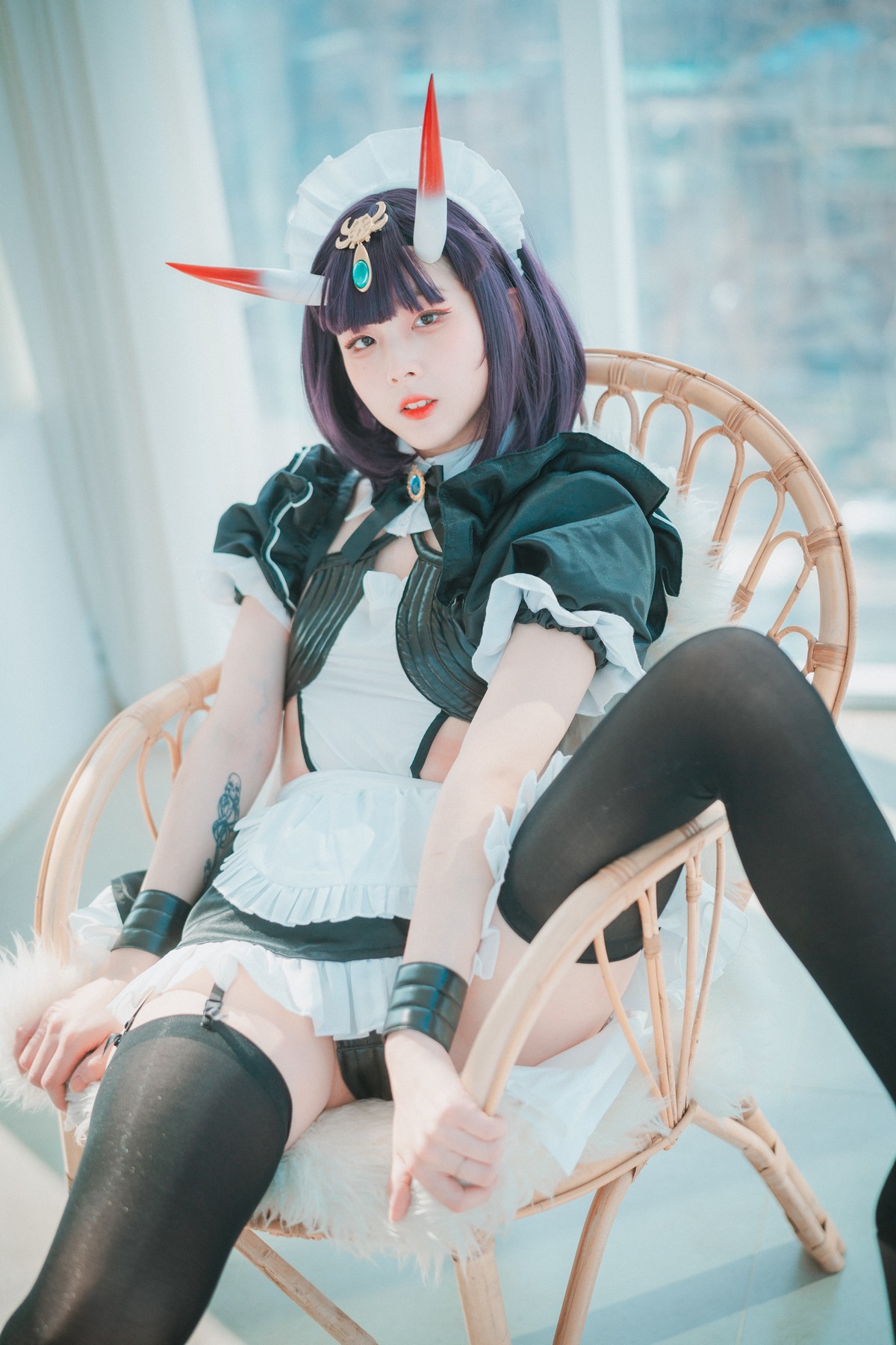 xgyw.top_[DJAWA]No.104_模特JangJoo_Shuten Douji Maid主题性感三点式内衣撩人诱惑写真71P
