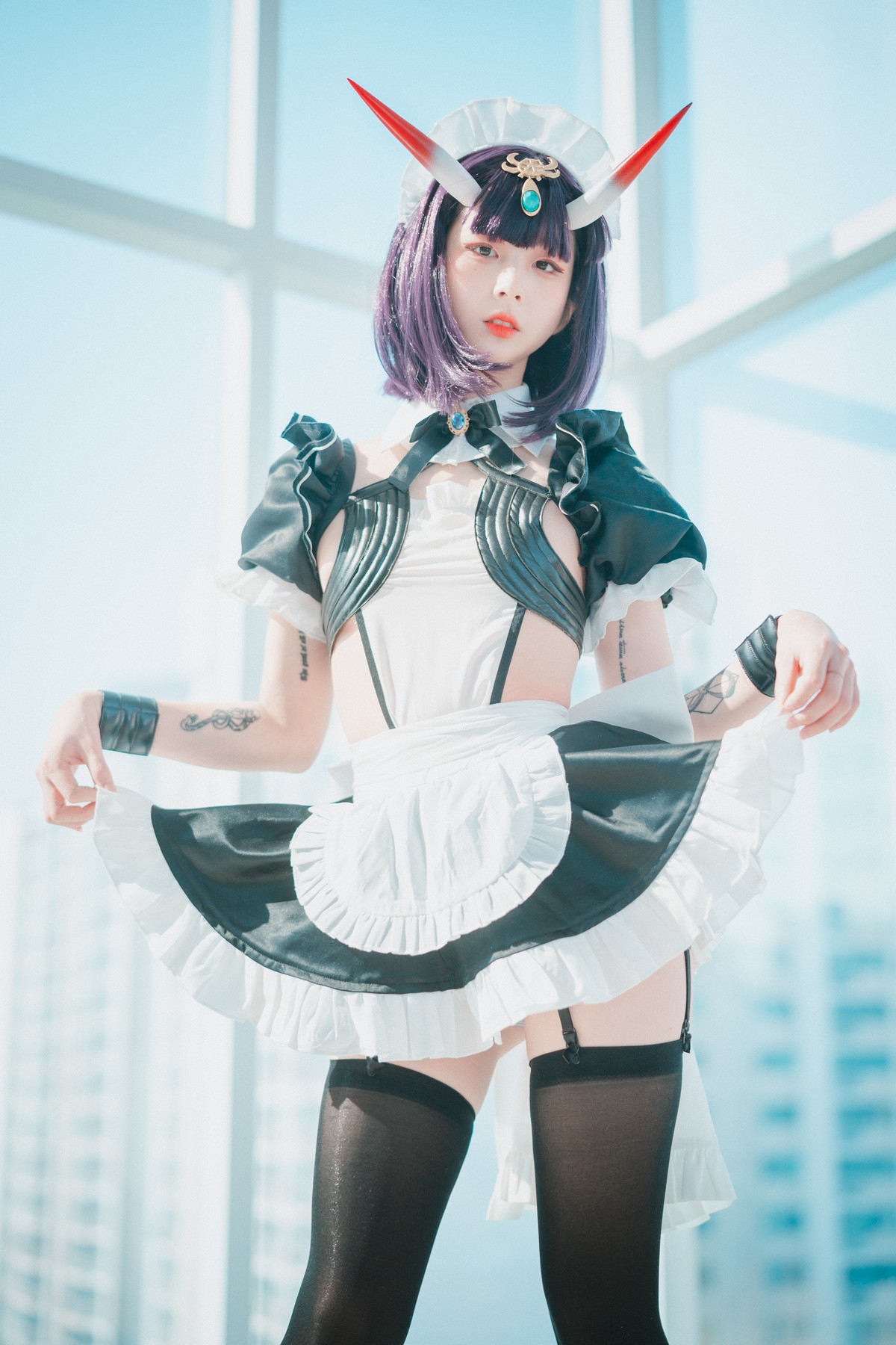 xgyw.top_[DJAWA]No.104_模特JangJoo_Shuten Douji Maid主题性感三点式内衣撩人诱惑写真71P
