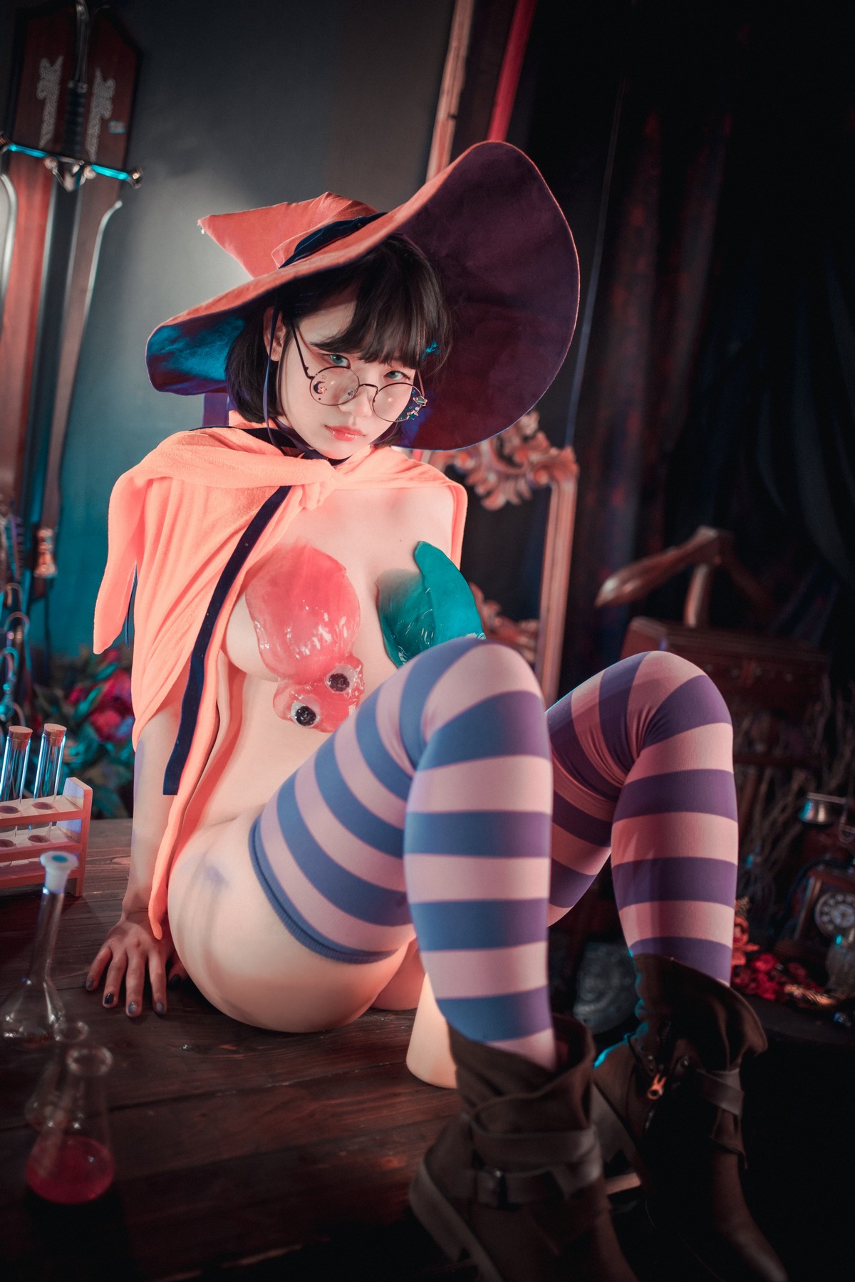 xgyw.top_[DJAWA]No.105_模特Mimmi_Witchs Witchcraft主题私房大尺度全裸露豪乳诱惑写真151P