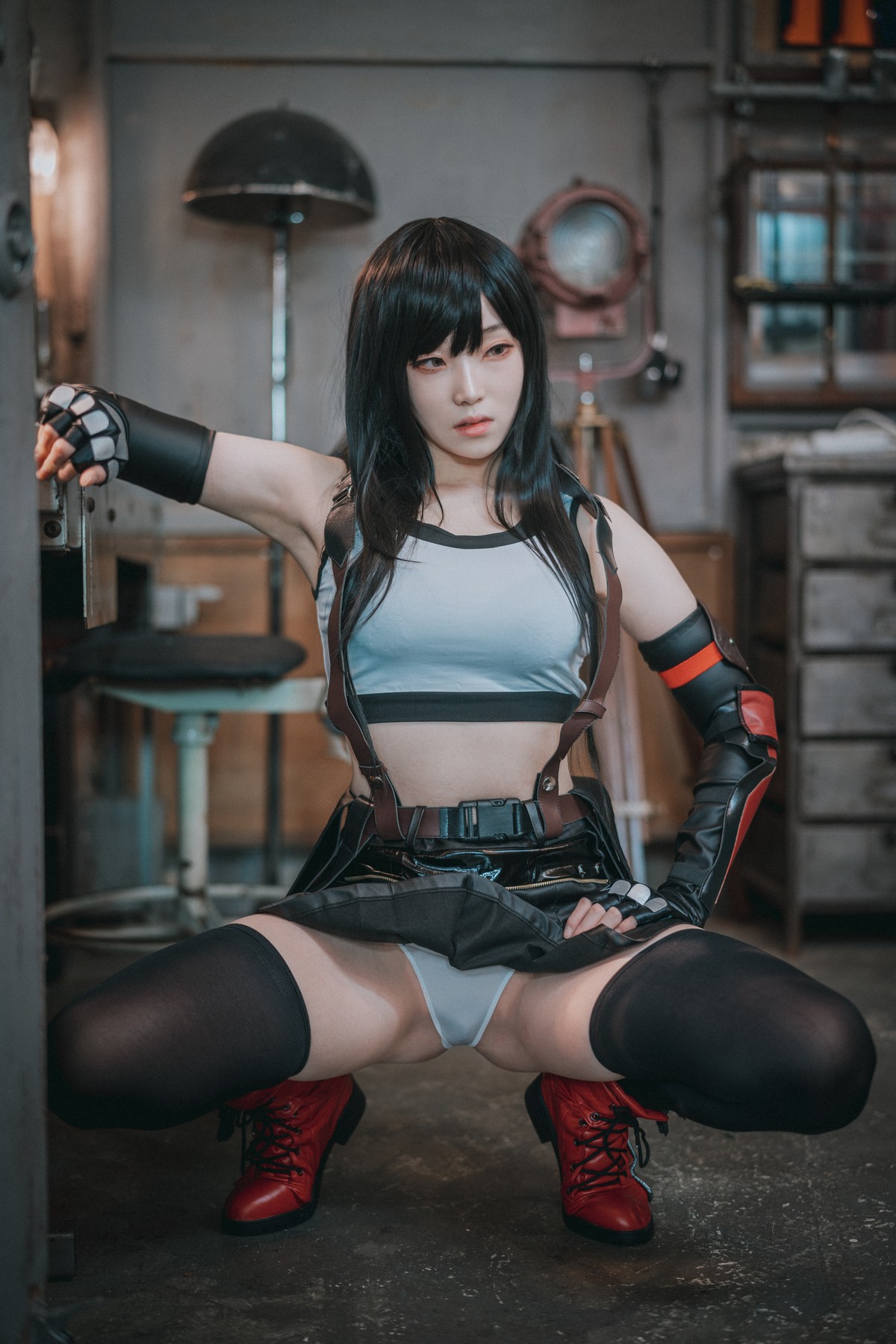 xgyw.top_[DJAWA]No.103_模特BamBi_Tifa Lockhart主题私房性感丁字裤秀翘臀美腿诱惑写真51P