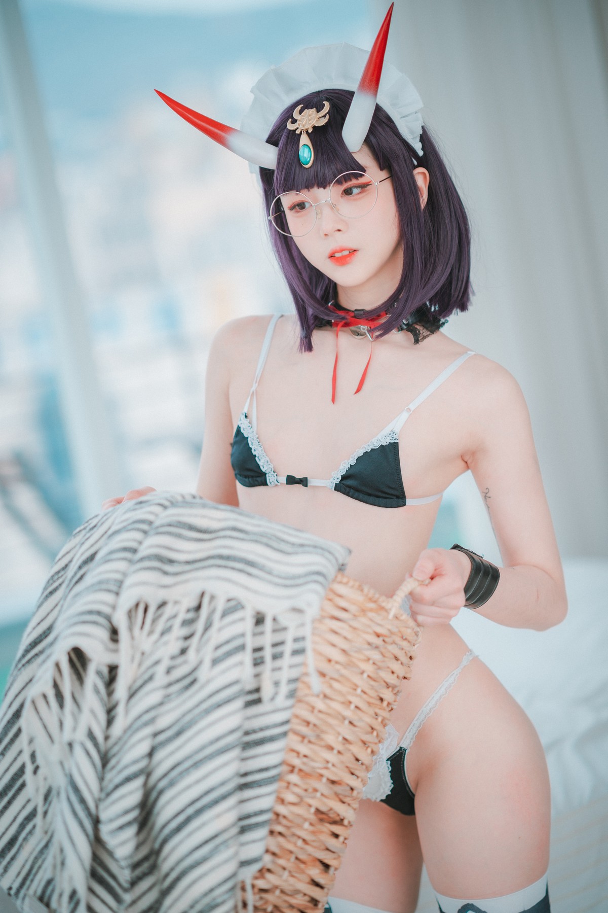 xgyw.top_[DJAWA]No.104_模特JangJoo_Shuten Douji Maid主题性感三点式内衣撩人诱惑写真71P